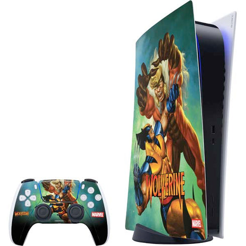 Marvel X-Men Wolverine Vs Sabretooth PlayStation PS5 Skins
